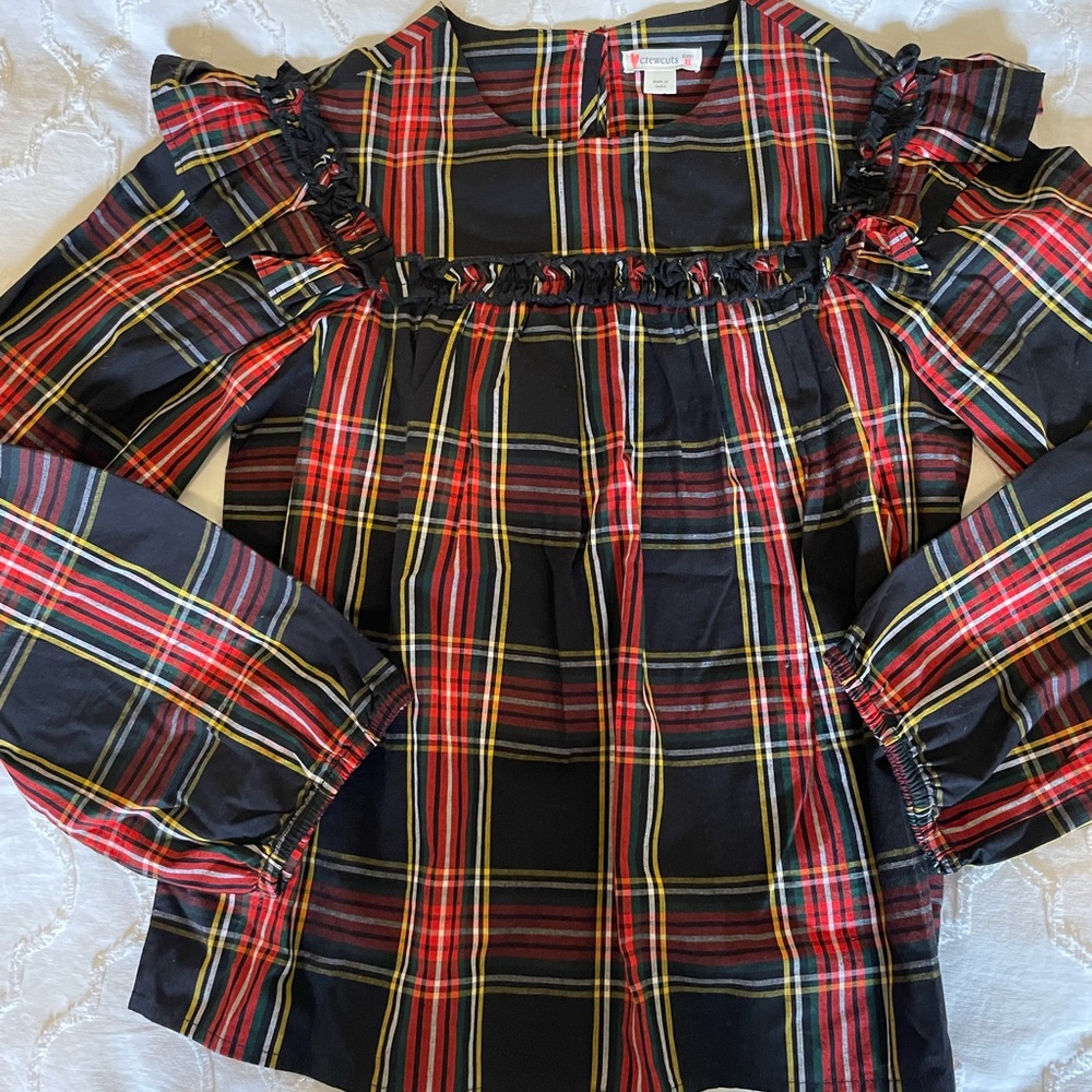 CrewCuts holiday blouse sz XL